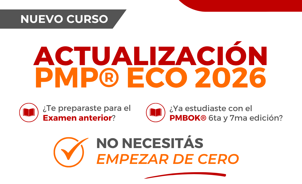 NUEVO CURSO | ACTUALIZACIÓN PMP® ECO 2026